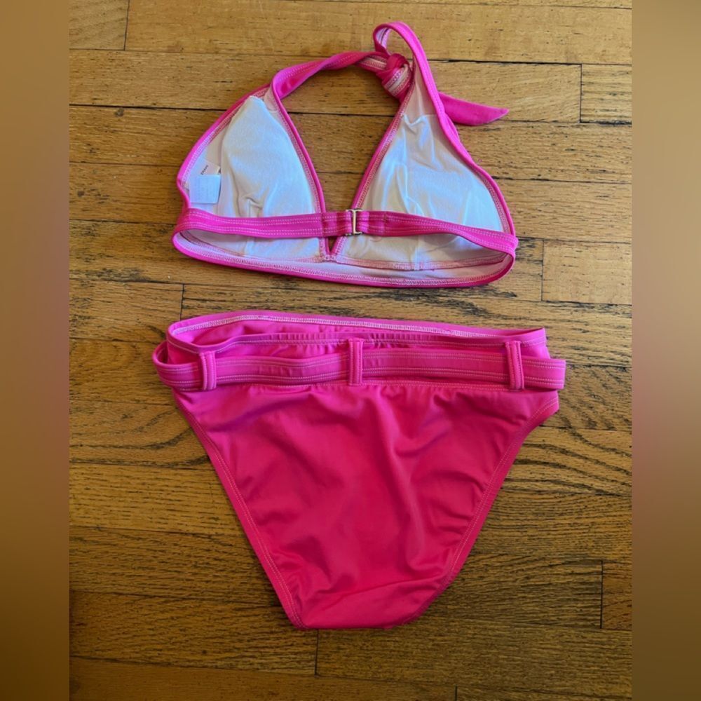 Isaac Mizrahi Pink Bikini Swimwear - Picture 2 of 4